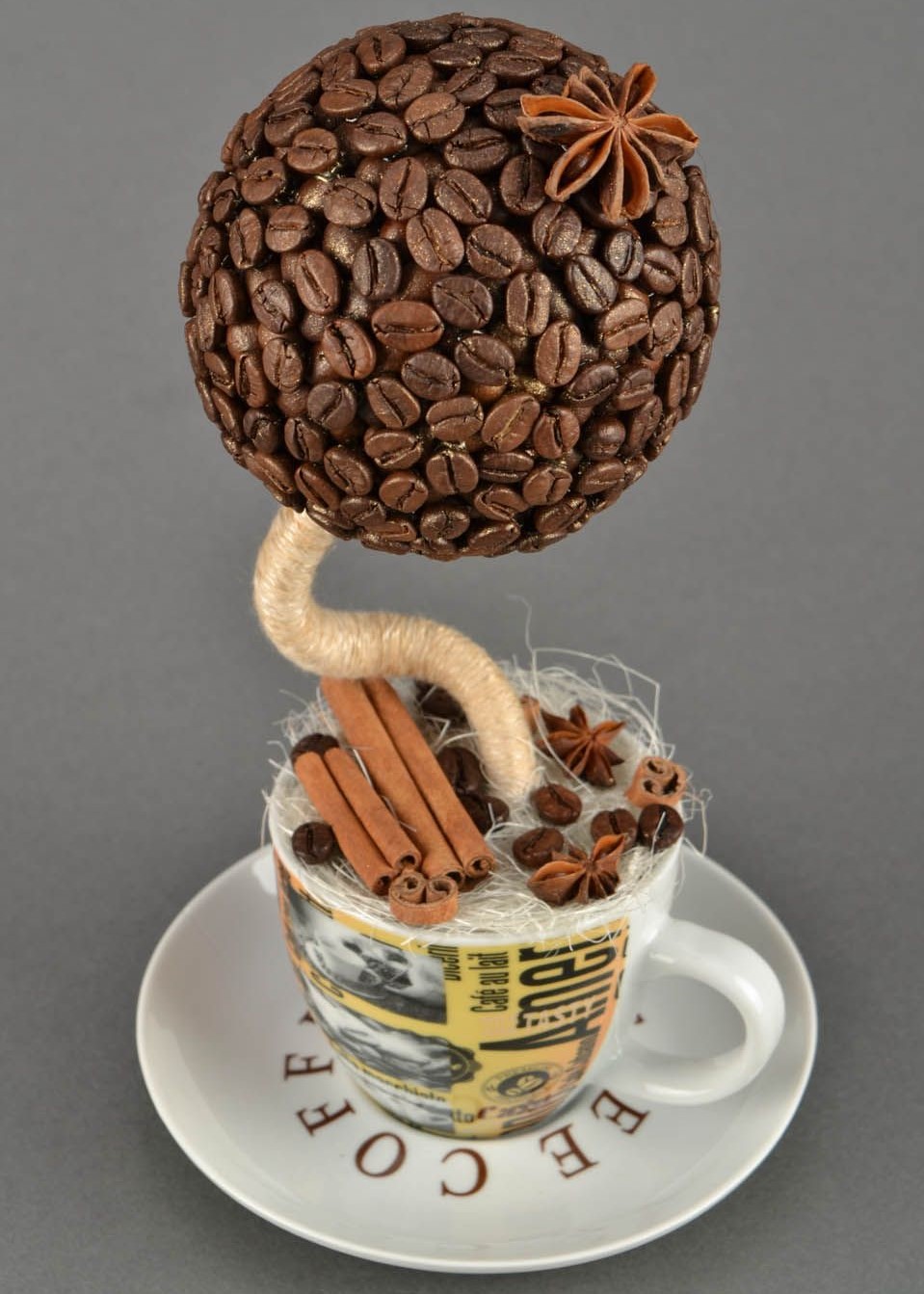 Поделки из кофейных зерен своими руками - 10 красивых идей (фото)