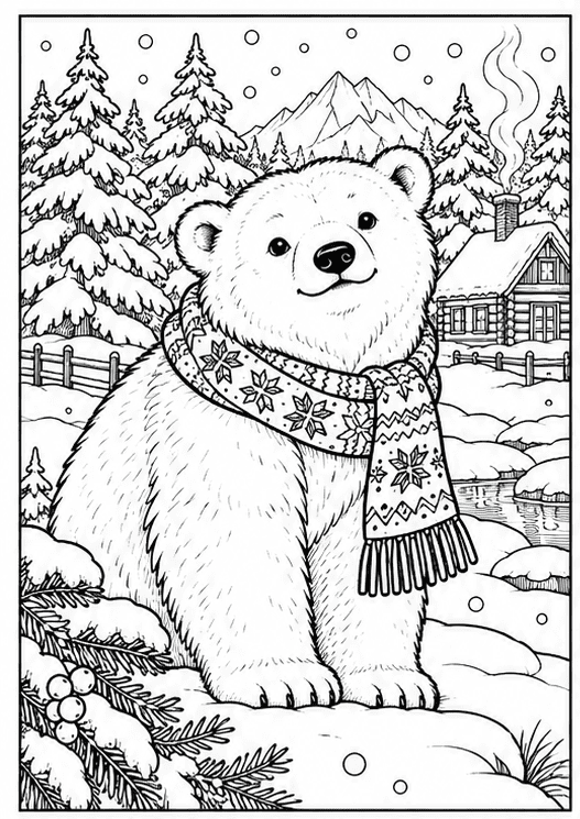Раскраски: новогодние