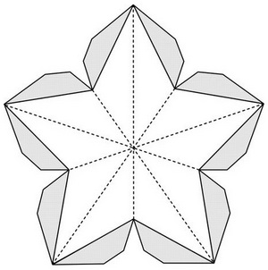 Как сделать звезду из бумаги. Объемные поделки.. — Video | VK