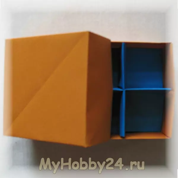 Коробка оригами «Масу» из бумаги