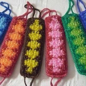 Как вязать мочалку для начинающих