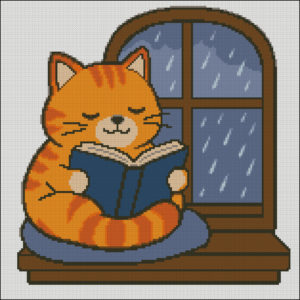 кот крестиком