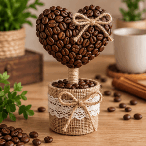 Поделки из кофейных зерен