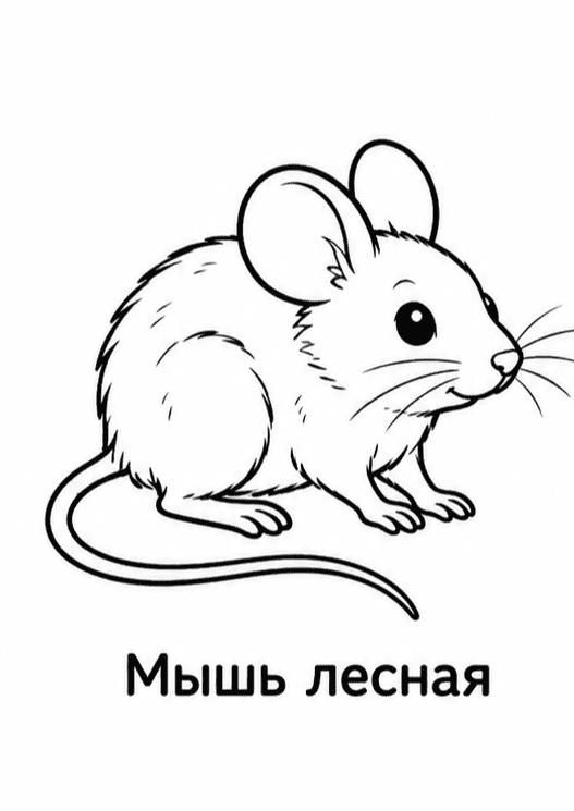 Раскраски: лесные животные