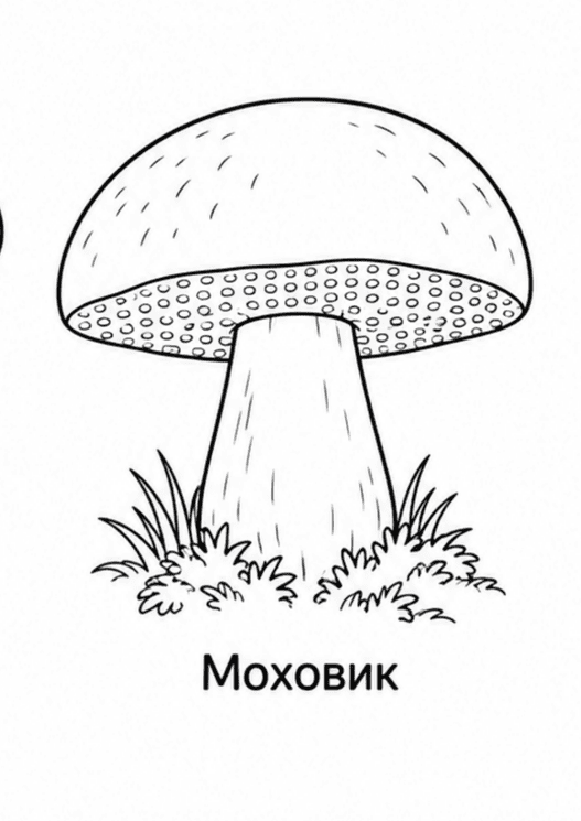 Раскраски грибов