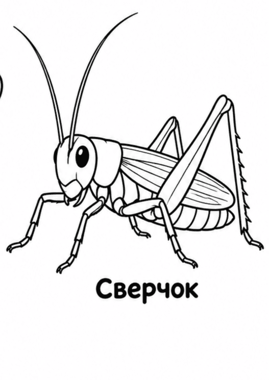 Раскраски насекомых
