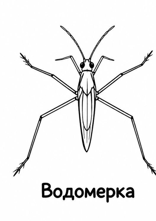 Раскраски насекомых