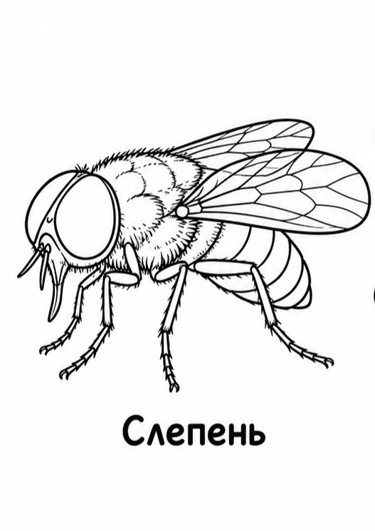 Раскраски насекомых