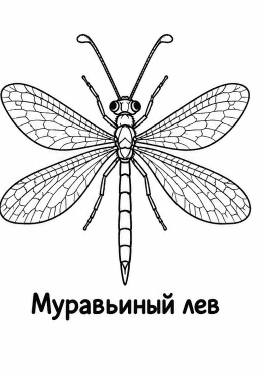 Раскраски насекомых