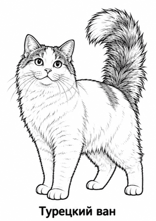 Раскраски пород кошек