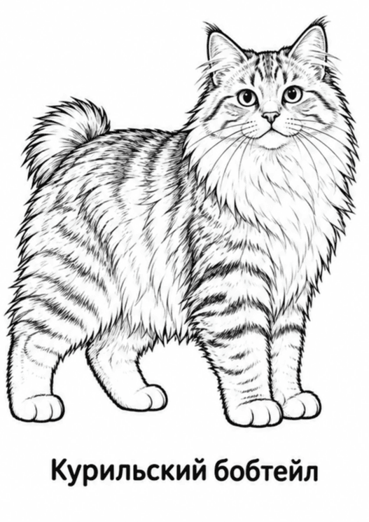 Раскраски пород кошек