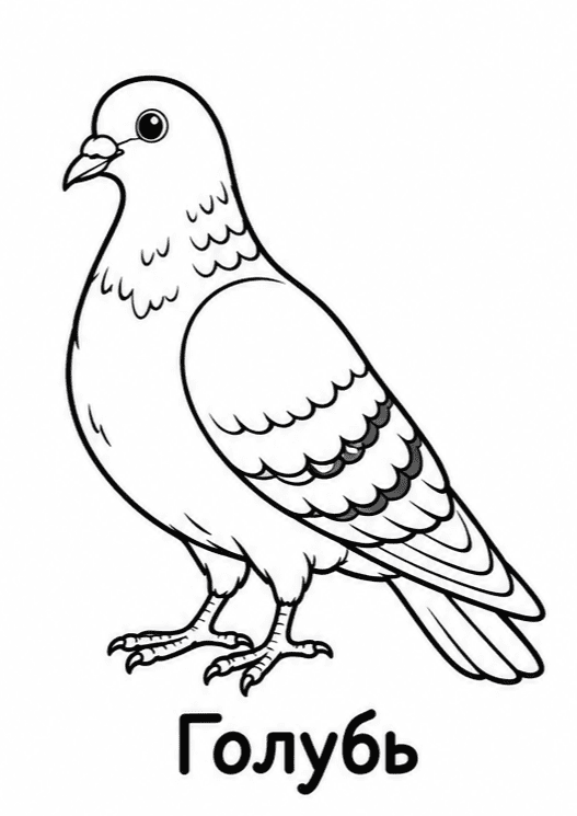 Раскраски птиц
