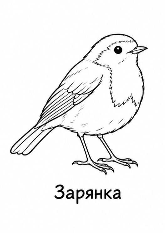 Раскраски птиц