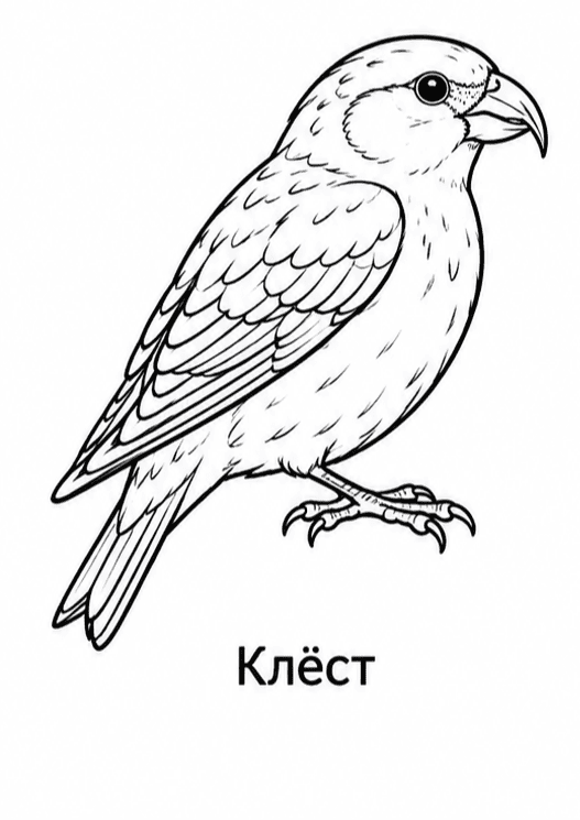 Раскраски птиц