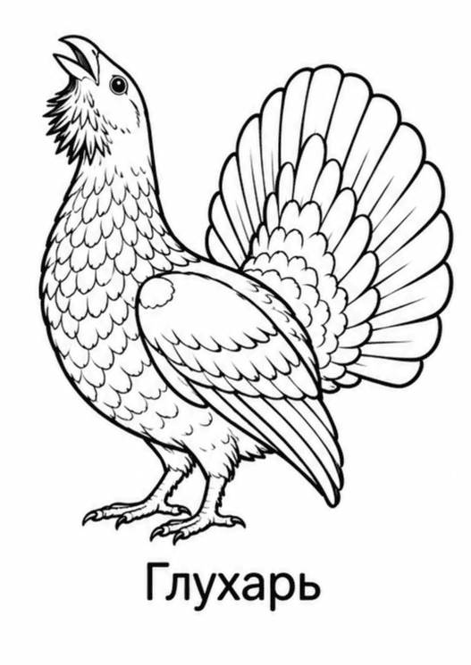 Раскраски птиц